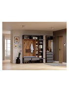 Шкаф навесной «Роут малый», 600×440×340 мм, цвет малый венге/графит софт  (артикул 10998296)  большой выбор товаров оптом и в розницу по низким ценам с доставкой