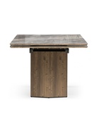 Стол кухонный стеклянный раздвижной «Монерон», 2000(2600)×1000×770 мм, цвет каталония/орех кантри  (артикул 10998298)  большой выбор товаров оптом и в розницу по низким ценам с доставкой