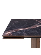 Стол кухонный стеклянный раздвижной «Монерон», 2000(2600)×1000×770 мм, цвет мейджик/орех кантри  (артикул 10998299)  большой выбор товаров оптом и в розницу по низким ценам с доставкой