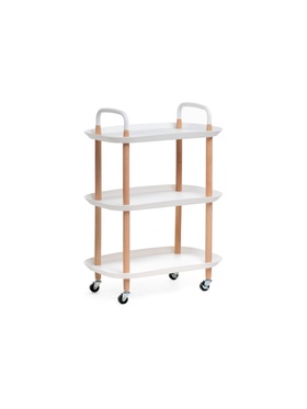 Сервировочный столик Case 56х35х82 white