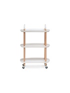 Сервировочный столик Case 56х35х82 white - фото 121986737