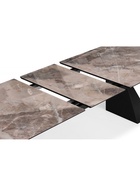 Стол кухонный стеклянный раздвижной «Денхольм», 2400(2900)×1000×750 мм, цвет каталония / черный  (артикул 10998305)  большой выбор товаров оптом и в розницу по низким ценам с доставкой