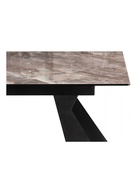 Стол кухонный стеклянный раздвижной «Денхольм», 2400(2900)×1000×750 мм, цвет каталония / черный  (артикул 10998305)  большой выбор товаров оптом и в розницу по низким ценам с доставкой