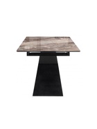 Стол кухонный стеклянный раздвижной «Денхольм», 2400(2900)×1000×750 мм, цвет каталония / черный  (артикул 10998305)  большой выбор товаров оптом и в розницу по низким ценам с доставкой