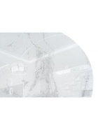 Стол кухонный стеклянный круглый «Норфолк 100», 1000×1000×780 мм, цвет мрамор белый/белый  (артикул 10998307)  большой выбор товаров оптом и в розницу по низким ценам с доставкой