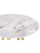 Стол кухонный стеклянный круглый «Норфолк 100», 1000×1000×780 мм, цвет золото  (артикул 10998309)  большой выбор товаров оптом и в розницу по низким ценам с доставкой