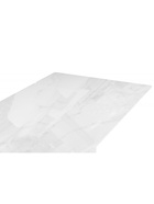 Стол кухонный стеклянный раздвижной «Мален», 2400(3200)×1100×765 мм, цвет белый мрамор / белый  (артикул 10998314)  большой выбор товаров оптом и в розницу по низким ценам с доставкой