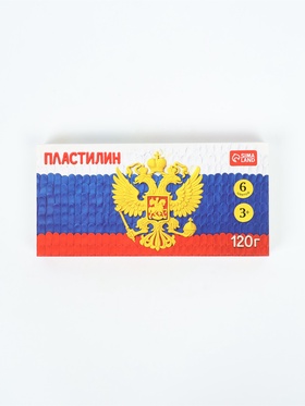 Пластилин «Герб», 6 цветов, 120 г