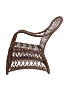 Кресло садовое «Прованс», 71×77×89 см, коричневое, с подушкой  (артикул 10988656)  большой выбор товаров оптом и в розницу по низким ценам с доставкой