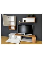 Гостиная «Одди», 1200×400 мм, цвет белый / дуб золотой  (артикул 10998225)  большой выбор товаров оптом и в розницу по низким ценам с доставкой