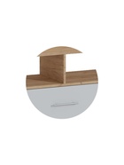 Гостиная «Алонсо», 1800×390×1240 мм, цвет белый / дуб золотой  (артикул 10998226)  большой выбор товаров оптом и в розницу по низким ценам с доставкой