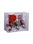 УЦЕНКА Украшение ёлочное "Сказочная птица" (набор 3 шт) на зажимах, 10,5х7 см, микс - Фото 2