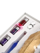 УЦЕНКА Набор для каллиграфии, перьевая и стеклянная ручка, чернила, подставка, перья 5 шт., чернильница 1 - Фото 3