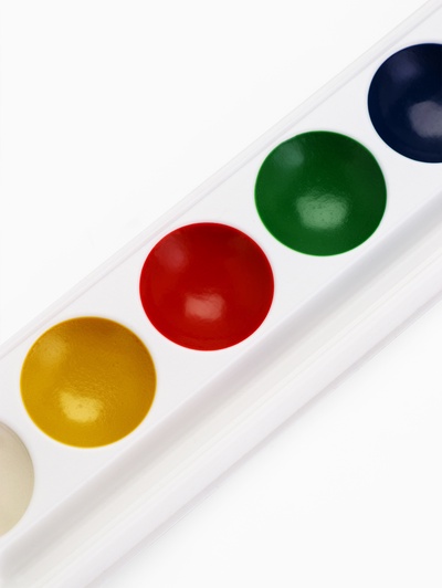 Акварельные краски, 6 цветов, «Монстрик»