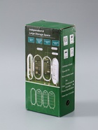 УЦЕНКА Шкатулка-кейс для украшений пластик "Овал" белый 23,5х6,5х11,5 см - Фото 9