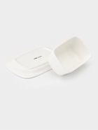 Масленка Magistro «Бланш», 19×12.5×8.5 см, фарфор, белая - Фото 4