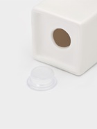 Набор для специй Magistro «Бланш», 3 предмета на подставке: перечница, солонка, ёмкость для зубочисток, 14×5.5×7 см, фарфор, белый - Фото 16