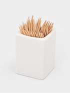 Подставка для зубочисток Magistro «Бланш». 4×5 см, фарфор, белая - Фото 2