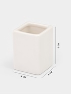 Подставка для зубочисток Magistro «Бланш». 4×5 см, фарфор, белая - Фото 2