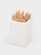 Подставка для зубочисток Magistro «Бланш». 4×5 см, фарфор, белая - Фото 4