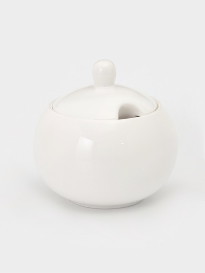 Сахарница Magistro «Бланш», 540 мл, фарфор, белая