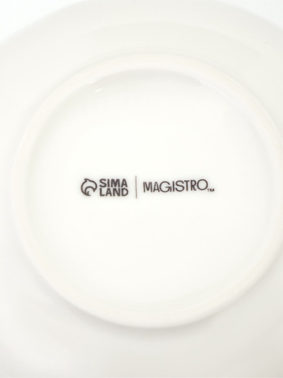 Сахарница Magistro «Бланш», 540 мл, фарфор, белая