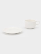 Чайная пара Magistro «Бланш», 2 предмета: чашка 220 мл, блюдце, фарфор, белая - фото 122245295