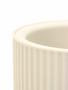 Кашпо для цветов «Рамона», 1 л, d=15 см, h=14 см, со вставкой, пластиковое, белое - Фото 2