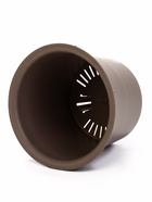 Кашпо для цветов «Рамона», 1 л, d=15 см, h=14 см, со вставкой, пластиковое, серое - Фото 5