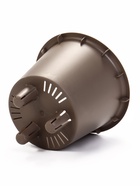 Кашпо для цветов «Рамона», 1 л, d=15 см, h=14 см, со вставкой, пластиковое, серое - Фото 6