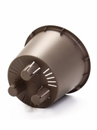 Кашпо для цветов «Рамона», 1.9 л, d=18 см, h=16.5 см, со вставкой, пластиковое, серое - Фото 6