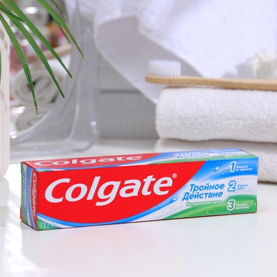 УЦЕНКА Зубная паста Colgate "Тройное действие", 50 мл