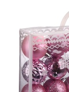 УЦЕНКА Набор шаров пластик d-6 см, 20 шт "Нобиле" розовый - Фото 3