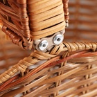 УЦЕНКА Корзина плетеная «Пикник», 35×20×22 см, ротанг - Фото 3