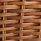 УЦЕНКА Корзина плетеная «Пикник», 35×20×22 см, ротанг - Фото 4