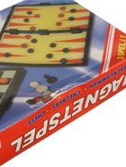 УЦЕНКА Настольная игра 3 в 1 «Зук»: нарды, шахматы, шашки, магнитная доска 24.5×24.5 см - Фото 5