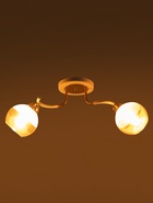 УЦЕНКА Люстра «Анден», 2хЕ27, 40 Вт, бело-золотая, 48×15×22 см - Фото 3