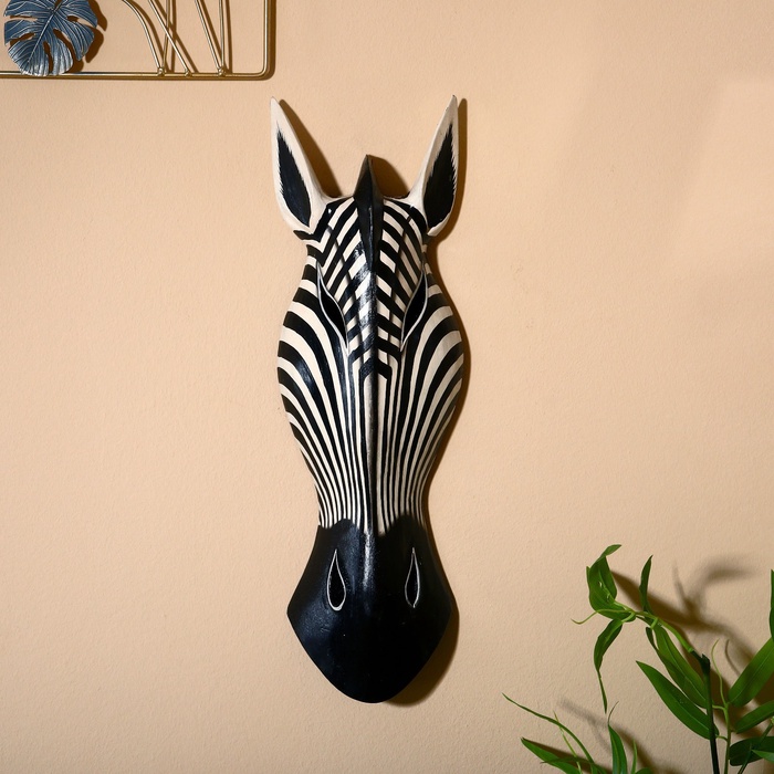 УЦЕНКА Маска "Зебра" албезия 50 см - Фото 1