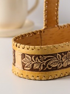 Конфетница - корзинка овальная «Цветочки», 21×10×13.5 см, береста  (артикул 10997116)  большой выбор товаров оптом и в розницу по низким ценам с доставкой