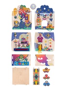 Бизидом «Космос», деревянный, 29×24×24 см  (артикул 10994269)  большой выбор товаров оптом и в розницу по низким ценам с доставкой