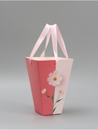 Переноска для цветов на лентах «Подарок», 17×25×9 см - Фото 2
