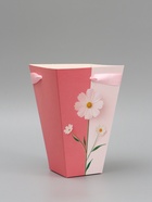 Переноска для цветов на лентах «Подарок», 17×25×9 см - Фото 3