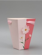 Переноска для цветов на лентах «Подарок», 17×25×9 см - Фото 4