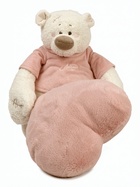 Мягкая игрушка «Медведь Тато с сердцем-подушкой, в пудровой майке», 37 см 10990243