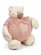 Мягкая игрушка «Медведь Тато с сердцем-подушкой, в пудровой майке», 37 см - Фото 6