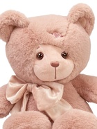 Мягкая игрушка «Медведь Ляля, с бантом», пудровая, 25 см  (артикул 10990247)  большой выбор товаров оптом и в розницу по низким ценам с доставкой