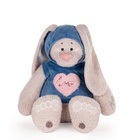 Мягкая игрушка «Заяц Вито в бирюзовой кофте с сердцем», 37 см 10990249
