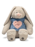 Мягкая игрушка «Заяц Вито в бирюзовой кофте с сердцем», 37 см 10990249