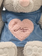 Мягкая игрушка «Заяц Вито в бирюзовой кофте с сердцем», 37 см 10990249