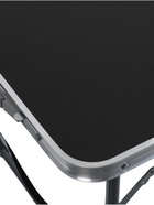 Набор складной мебели: стол, 4 стула, 102×50×44.5/61 см, чёрный, с дубовыми листьями - Фото 7